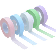 Cross-border exclusive, grafted eyelash, Japanese breathable adhesive tape, colored eyelash glue, non-woven eyelash band with holes, isolation adhesive