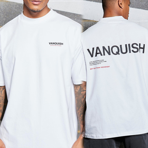 VQ Muscle Fitness Brothers Loose Plus Size Short Sleeve Men's Outdoor Sports Casual Elastic T-shirt, Drop Ship One Piece