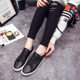 Leather White shoes women's single-layer shoes students pure white low-top casual shoes all-match flat Korean style classic women's shoes