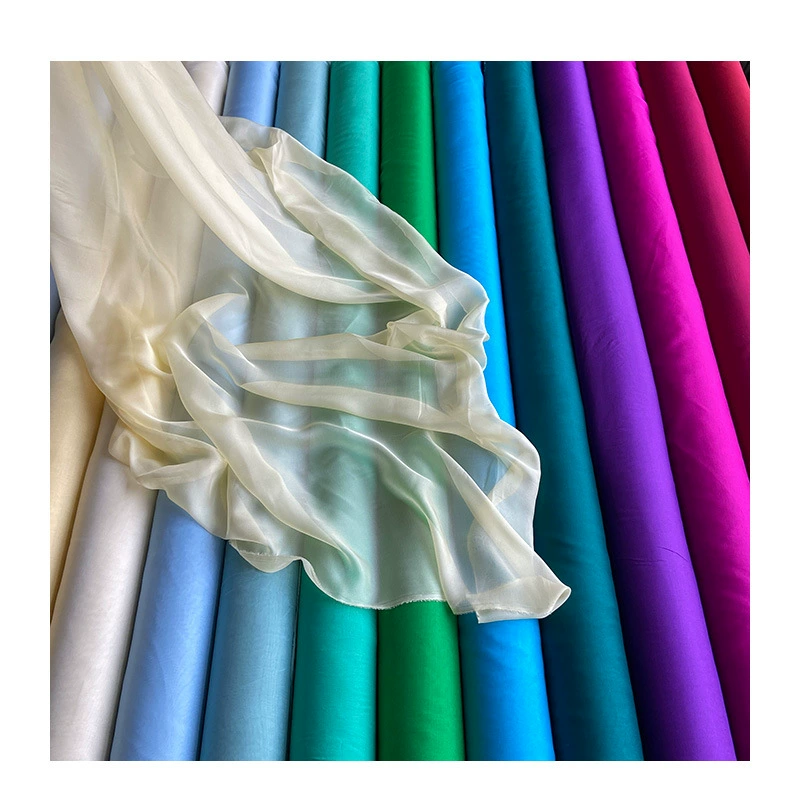 Silk shiffon cloth, dress