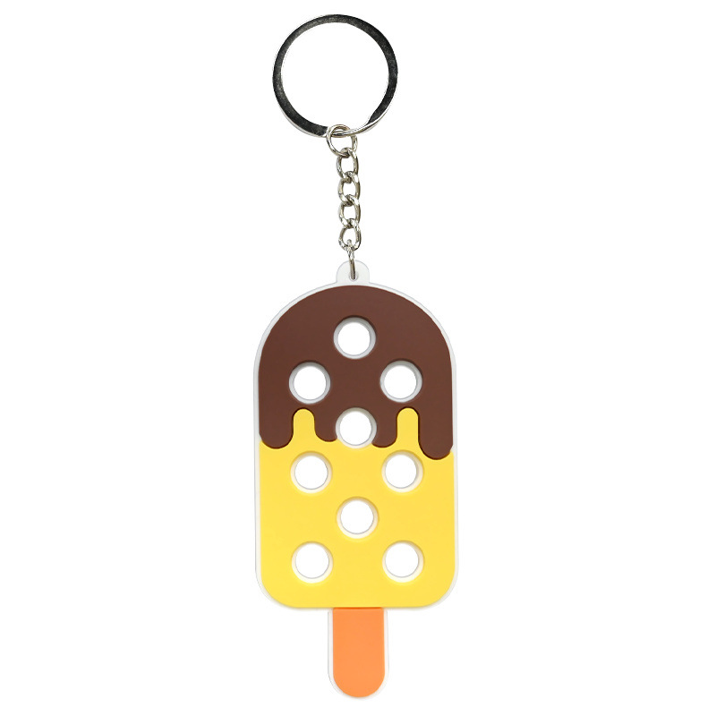 Hole Hole Colgante de llaver PVC pegamento blando DIY colgante de bolsas escolares colgante Amazon decoración regalos al por mayor stock image 30