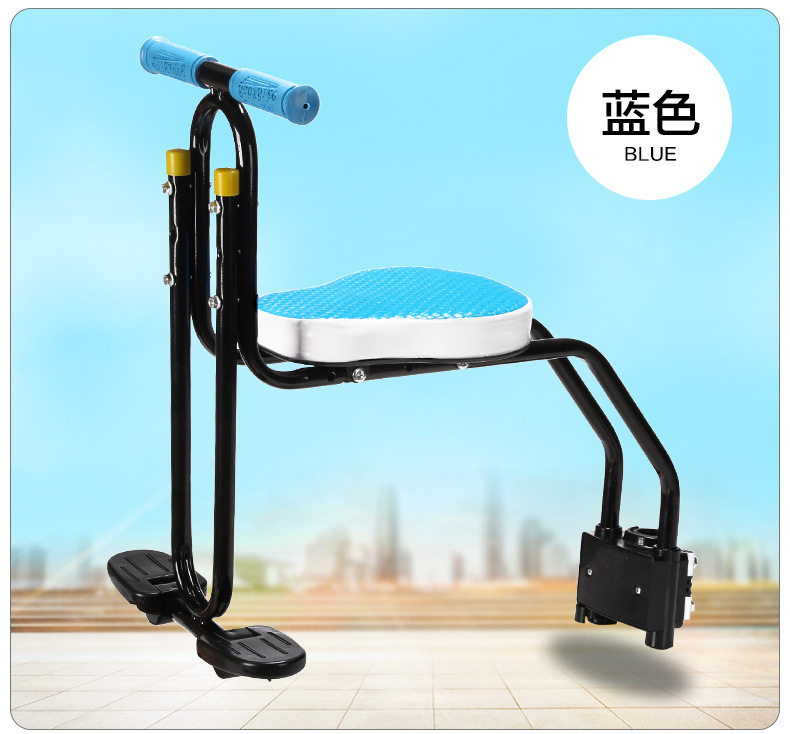 Asiento infantil delantero para bicicleta – diseño robusto para paseos familiares al aire libre