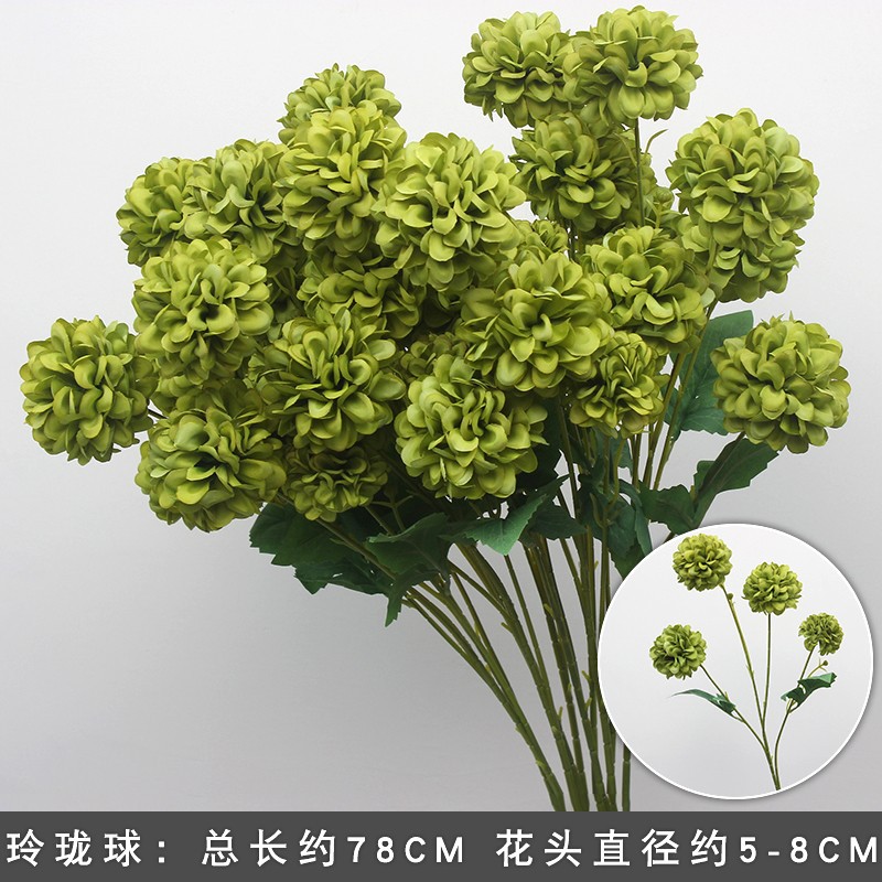 2025 nueva imitación de plantas verdes de flores de hierba de hierba decoración de fondo de boda flores verdes colgantes flor de bodas