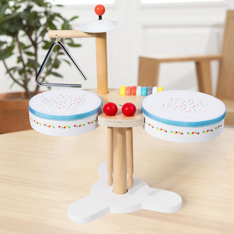 Nuevos productos transfronterizos, batería multifuncional para niños, instrumentos de percusión, rompecabezas para bebés, combinación de cinco tonos, música, juguetes educativos