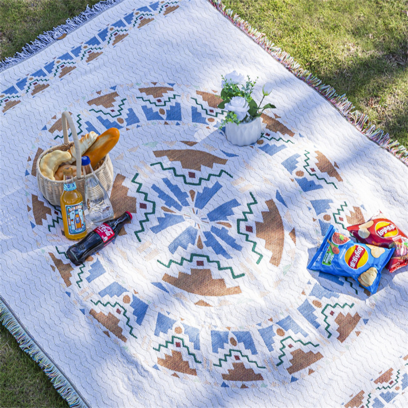 野餐垫防潮垫加厚波西米亚地垫帐篷户外露营毯子野餐垫blanket|undefined