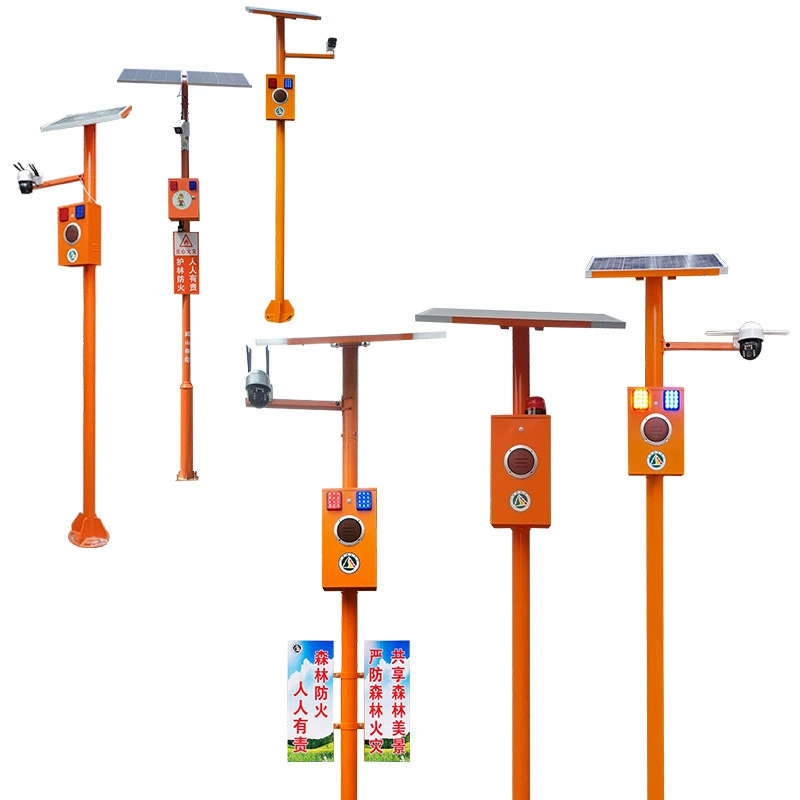 Индивидуальный голосовой оповещатель о пожарах в лесу, работающий от солнечной энергии, звуковая и световая сигнализация для перекрестков, водохранилищ и профилактики лесных пожаров.