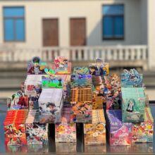 热门动漫双闪吧唧盲盒75MM二次元谷子周边10+1隐藏款胸针盲袋徽章