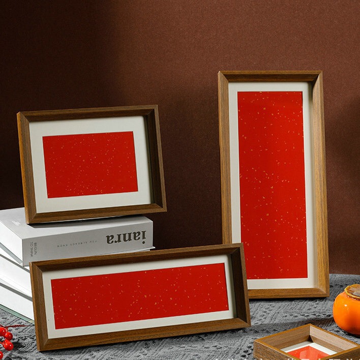 Factory Supply Calligraphy Blank Photo Frame New Chinese Style Strip Mounted Chinese Painting Puzzle Wall Photo Frame Wholesale Factory Supply Calligraphy Blank Photo Frame New Chinese Style Strip Mounted Chinese Painting Puzzle Wall Photo Frame Wholesale