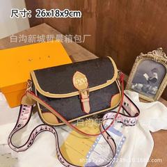 ロバの家は越境して古い花の法の棒の肩の女性のカバンの郵便番号のカバンの百合のわきの下で贅沢品を包んで斜めに女性のカバンの対外貿易にまたがります。