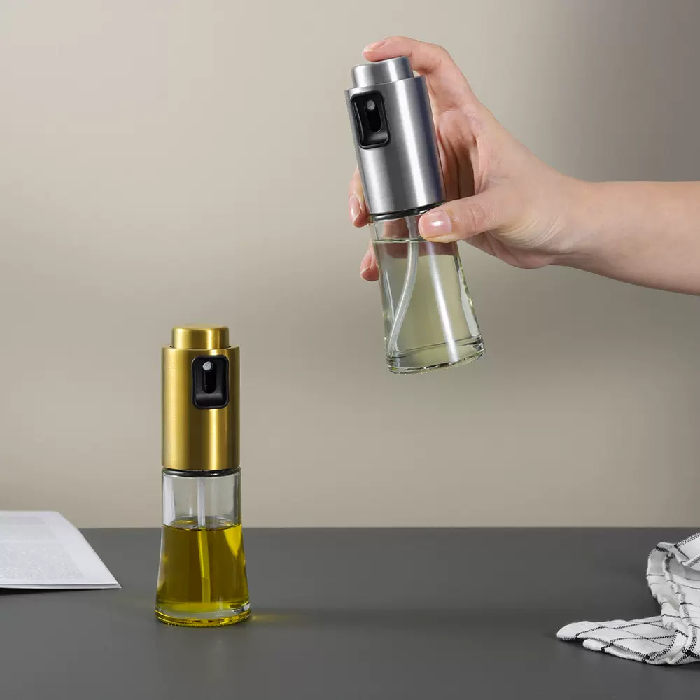 高雾化喷油瓶雾状玻璃喷油壶厨房橄榄油食用油喷壶露营烧烤喷油罐