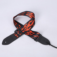Guitar straps Ethnic style widened acoustic guitar straps Electric guitar polyester printed straps printed straps
