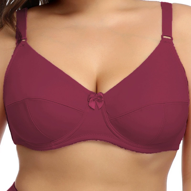 Cooling plus‑size full‑coverage bra, breathable mesh, molded cups, sizes 36/80–52/120
