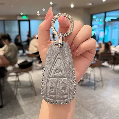 Car key bag | 2nd Generation cs75 Deep Blue - default-a3-bruco-blue-silver-drill-ring