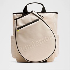 Lulu 2025 新ラケットバッグ 19L テニスバッグ軽量キャンバステニススポーツポータブルバックパック