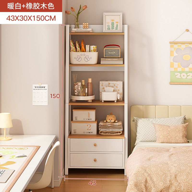 Estante de noche piso multi-capa de almacenamiento estante de pared dormitorio oblicuo trapezoidal sala de estar gabinete mesita de noche estantería