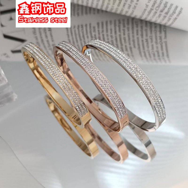 Golden bracelet stainless steel