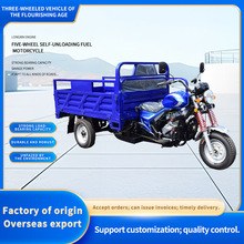 厂家直供汽油三轮摩托车自卸载重王隆鑫强劲动力三轮车燃油摩托车