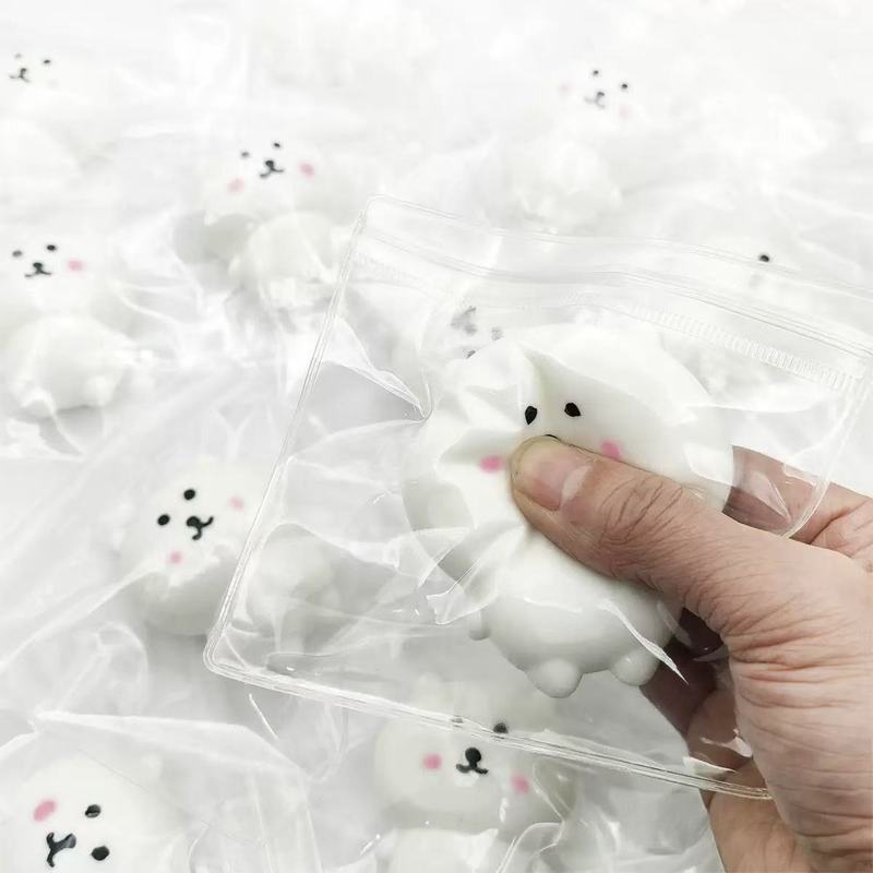 批发自嘲熊捏捏乐仿真解压网红烂泥粘袋子减压柔软同款玩具平价|undefined