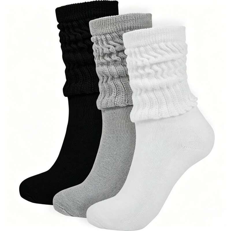 American Retro Loose Bubble Knee-High Socks for Women in Macaron Light Colors, Thickened High-Tube Casual Socks for Cross-Border Trade American Retro Loose Bubble Knee-High Socks for Women in Macaron Light Colors, Thickened High-Tube Casual Socks for Cross-Border Trade