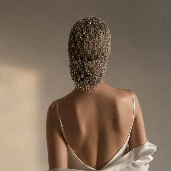Cross-Border Hot-Selling Mesh Hair Chain with an Instagram-Worthy High-End Feel, Light Luxury, European and American Elegance, Bridal Wedding Princess Style Rhinestone Headpiece