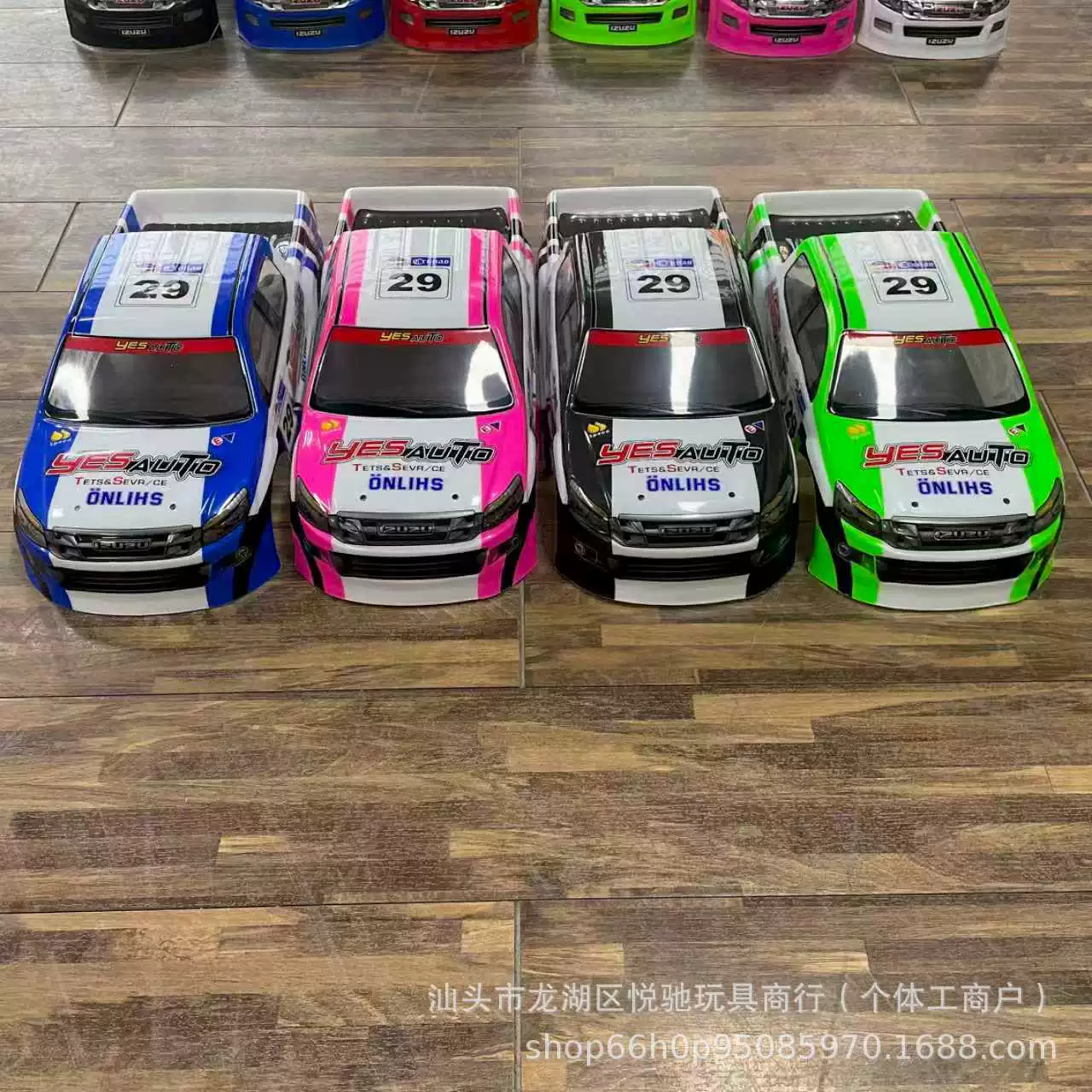 Кросс-бордер Юго-Восточная Азия горячая модель 1:10 RC корпус ТИКТОК пикап модель модифицирована и улучшена в наличии