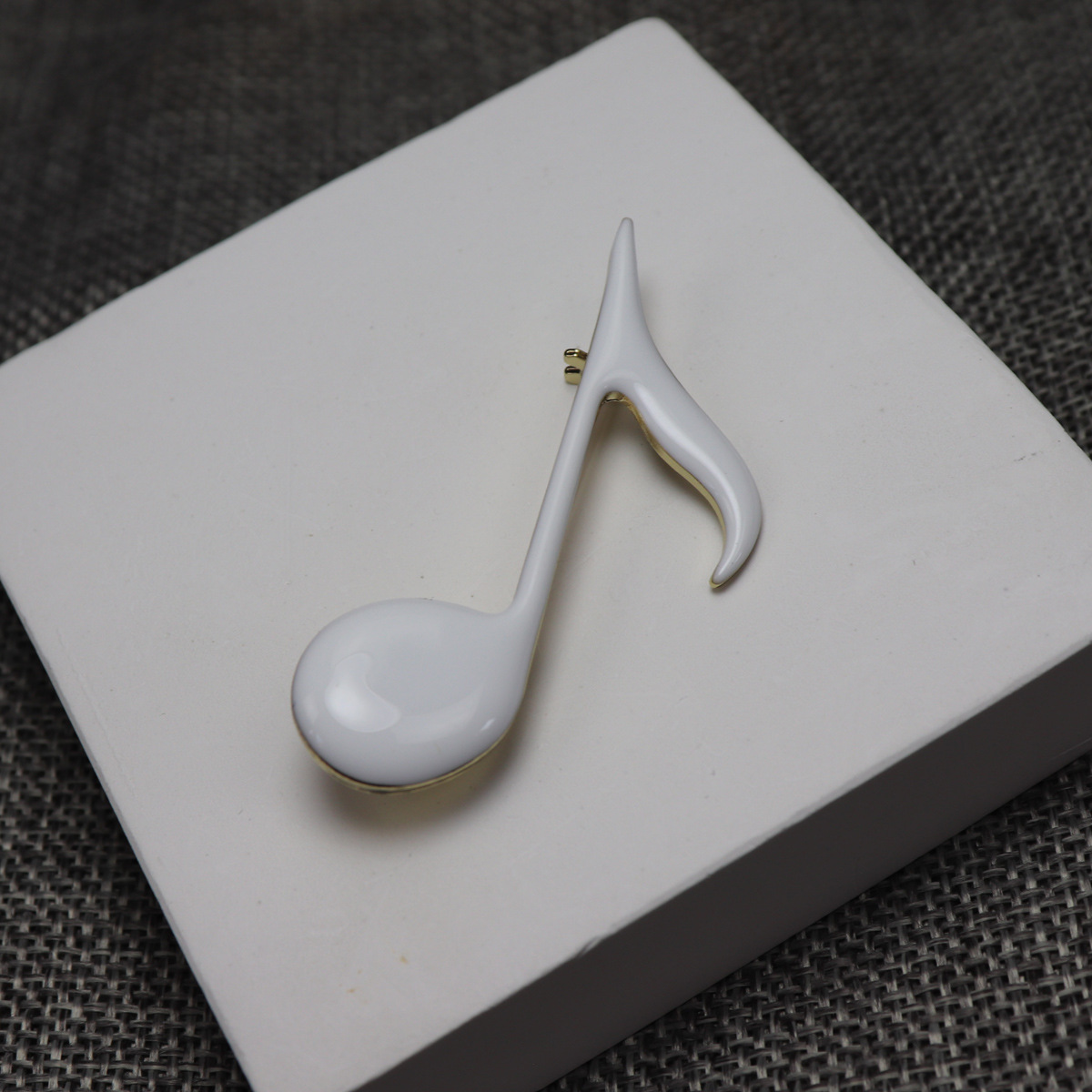 Original Academy Style Multicolor Handmade Enamel Notes Music Student Brooch Corsage Clothing Accessories