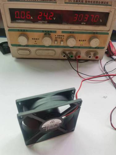 Medical equipment fan with DC 8020DC24V, featuring reverse connection and lock protection function