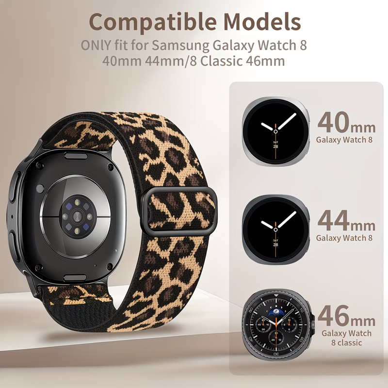 Suitable for Samsung Watch8 Ultra2 Watch Strap Nylon Elastic Watch8Classic Watch Strap Cross-Border Customization