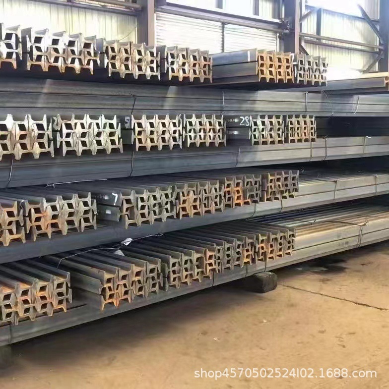 Q235B 55Q热轧轨道钢轻轨现货可加工打孔伸缩缝达州泸州起重轨厂