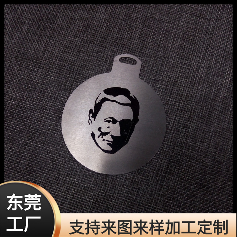 冲压铝行李牌 箱包刻字五金标牌 氧化行李牌铝片铭牌