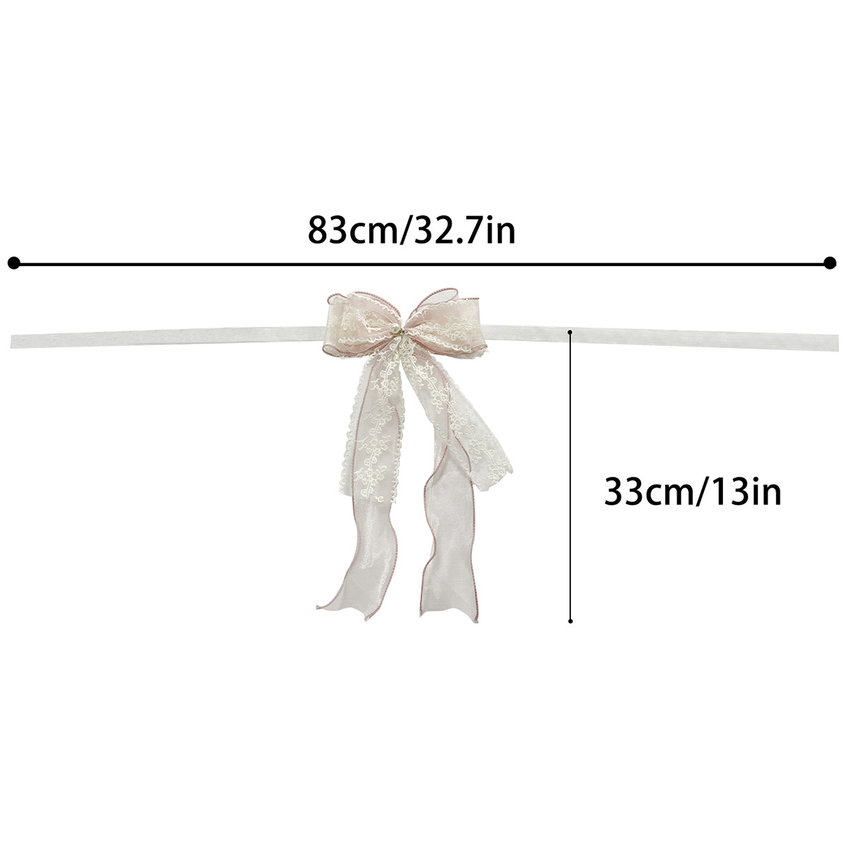 Nuevo arco de encaje transfronterizo doble cortina de cortina correa de ventana de sala de estar correa de cortina SHEIN en stock