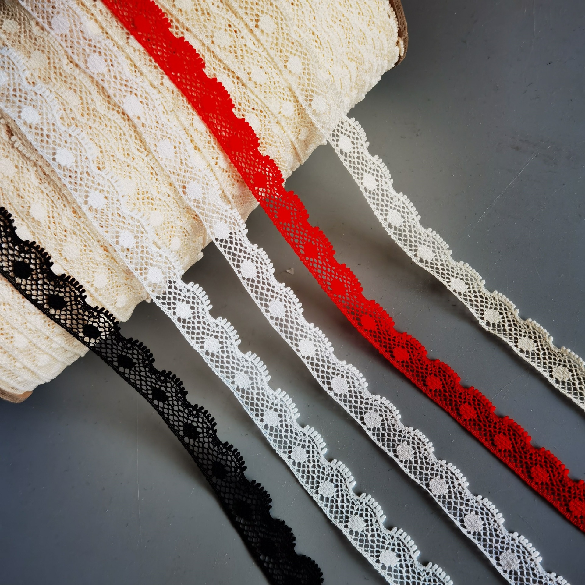 T2236# 台湾产 柔顺蕾丝 薄款仙系手工diy娃娃裙边花边辅料宽