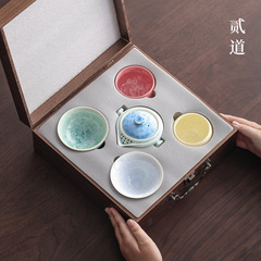 国潮故宫文创五行杯茶具礼品公司周年庆送客户高档实用创意伴手礼