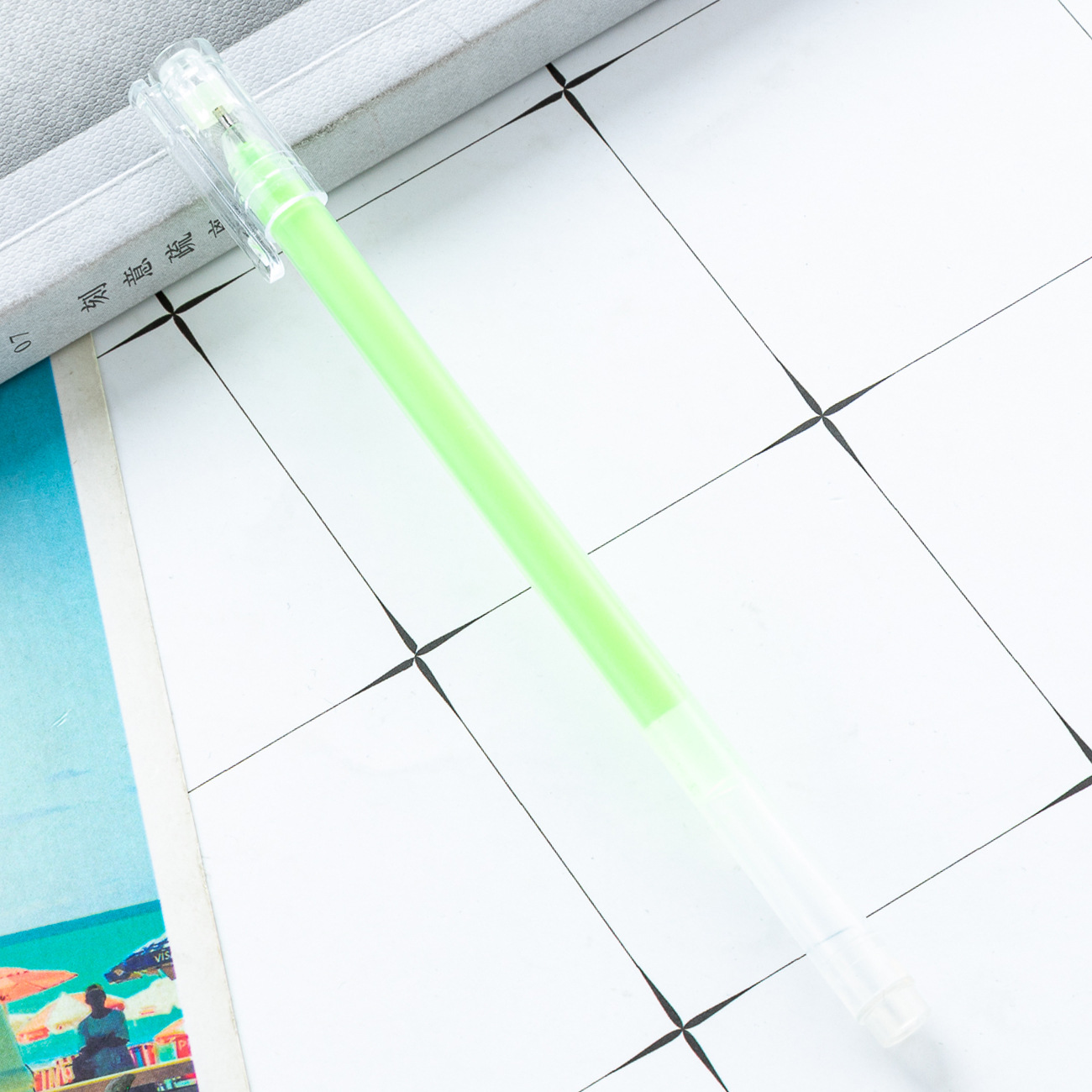 Bolígrafo de pastel, bolígrafo de color de cuenta manual de alto brillo, pincel de graffiti para estudiantes y niños DYI, papelería creativa, bolígrafo flash de gran capacidad