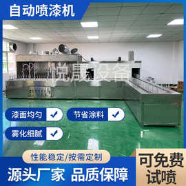 环形地轨线全自动喷漆机一涂一烤带喷漆房喷涂设备自动喷涂机