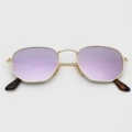 Gold Frame Lilac Purple Lens
