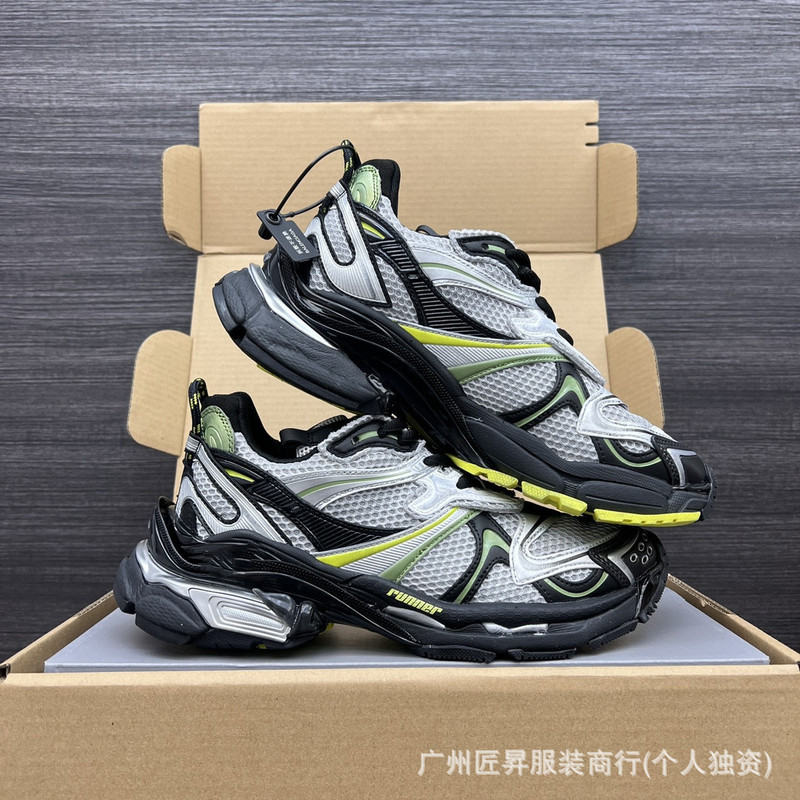 跨境专供毒家现货25ss纯原版本巴黎B家做旧翘头休闲运动鞋|undefined