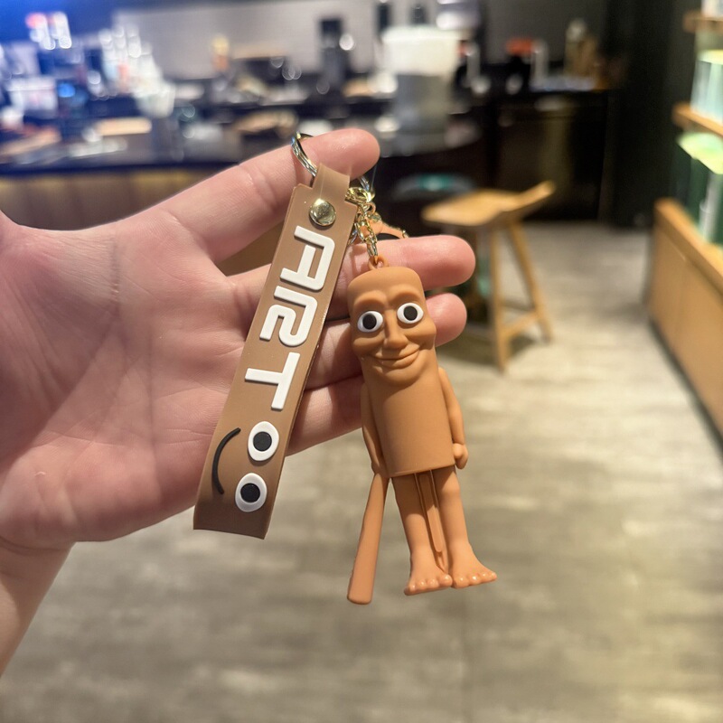 国境を越えた新型山海経キーホルダーストラップカエル人の悪辣な人の創意的な人形車の装飾品の卸売り|undefined