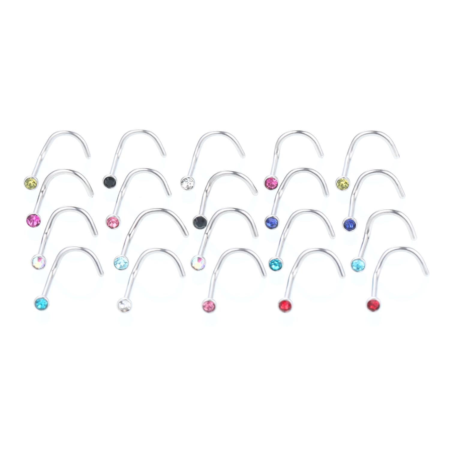 Fashion Geometric Stainless Steel Plating Nose studs 1 Piece