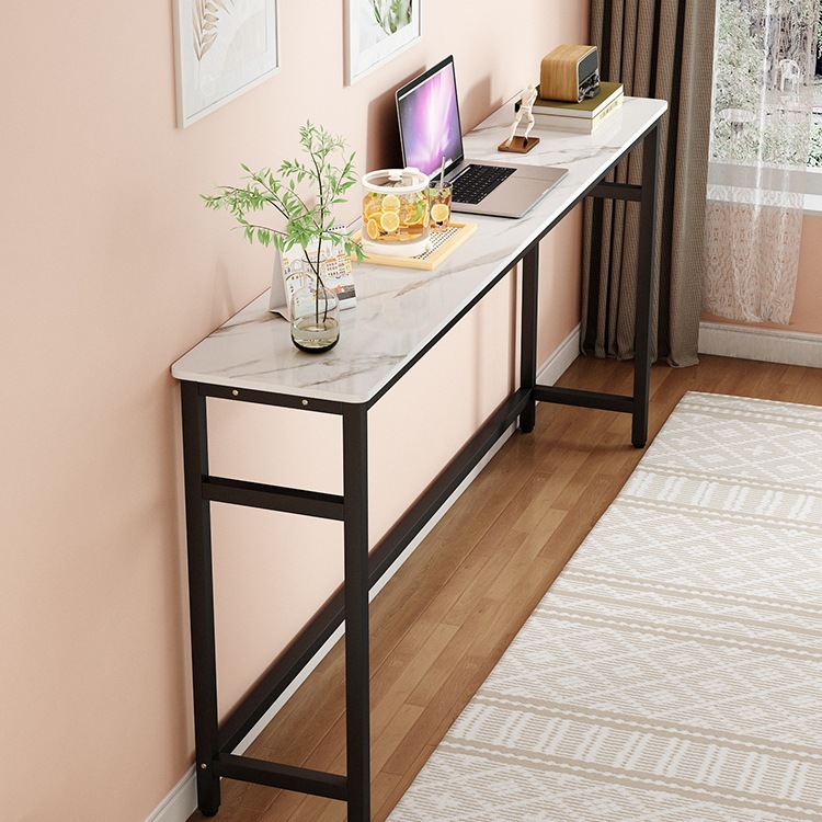 岩板玄关桌子现代简约客厅靠墙餐边极窄长条桌条几置物台条案