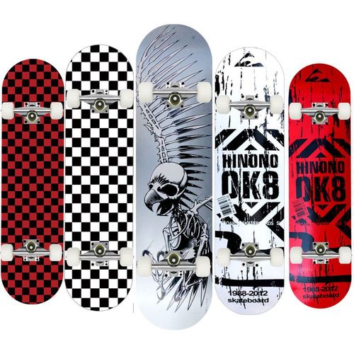 Skateboard road adult brush street maple 31-inch four-wheel beginner double rocker 3108 concave board skateboard