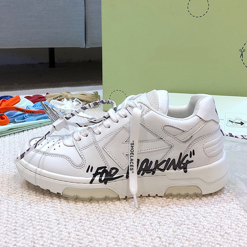 Ow flecha zapatos de tablero blanco y negro Panda hombres Dunk deportes moda marca pareja casual zapatos blancos mujeres Comercio exterior orden original