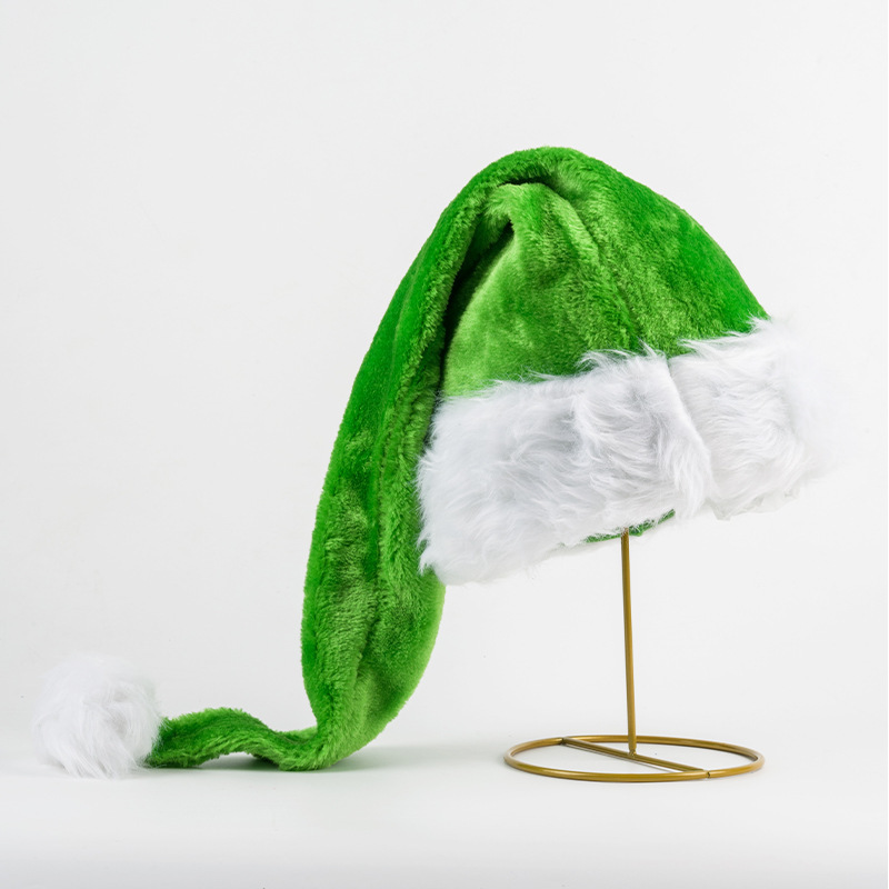 クロスボーダー クリスマスハット DIY カスタム 75cm ロング プラッシュ 多色 高級 大人用 クリスマスハット クリスマスデコレーション|undefined
