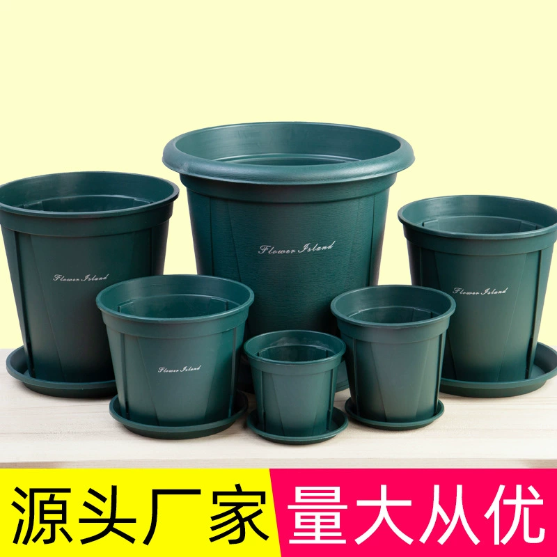 Новый утолщенный горшок для контроля корня Green Hill Роза клематис посадка горшка рассада дышащий зеленый галлон цветочный горшок оптом