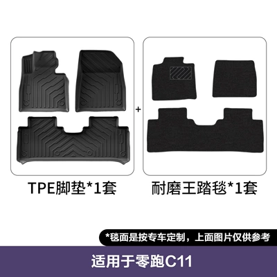 Suitable for 23-25 Models of Modelə uyğun ayaqaltı - 23-25-models-of-zero-running-c11-double-layered-floor-mats