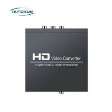 廠家現貨CVBS/AV/HDMI轉HDMI高清轉換器AV轉HDMI CVBS轉HDMI1080p