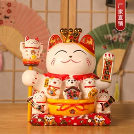 招财猫;陶瓷工艺品;其他装饰摆件