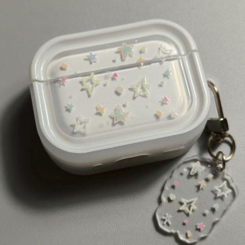 Estrellas coloridas AirPod Pro1 generación 2 generación 3 generación 4 generación Apple Bluetooth cubierta Huawei Qiang Bei 5 generación 2 auriculares cubierta