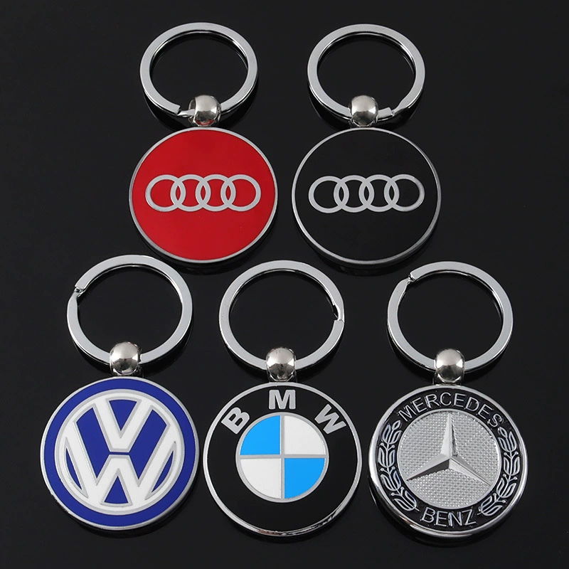 (Cross-border trading), Mercedes Benz, Audi, double-sided enamel, keychain, pendant