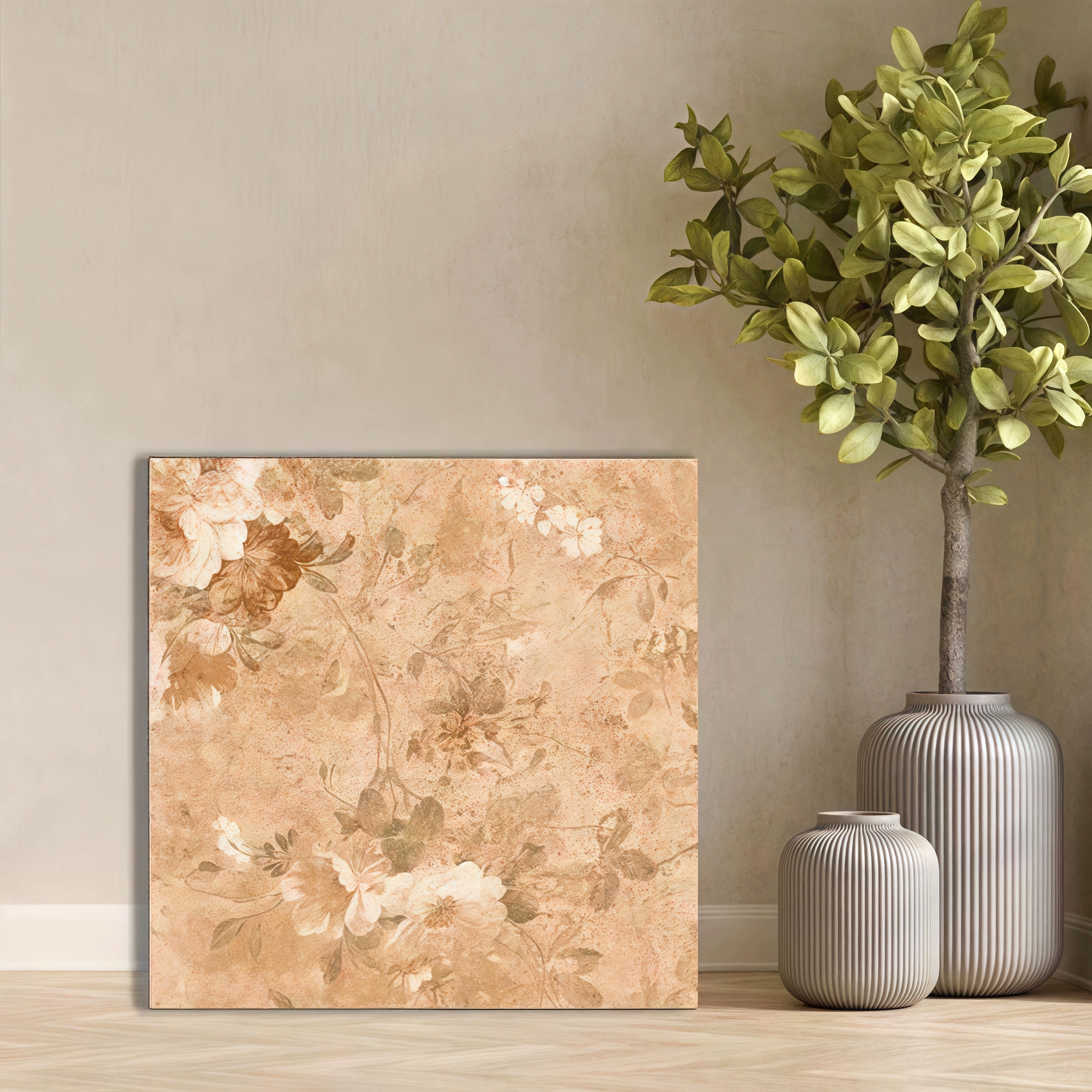 Романтическая и теплая плитка с пионами, антикварная напольная плитка для ванной и ресторана, культурная плитка, настенная плитка, плитка для кафе.